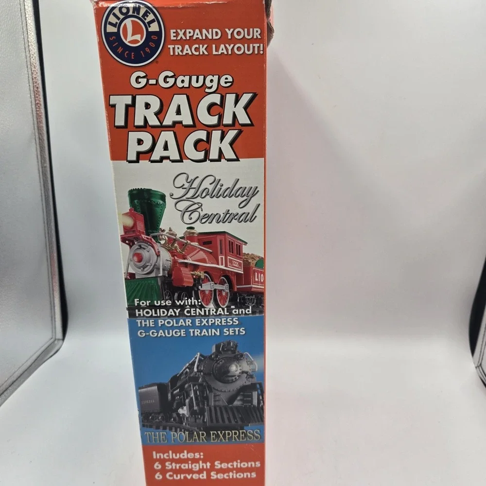 Lionel G Gauge 10 Straight Track & 6 Curved Railroad Track 7-1101 Polar Express
